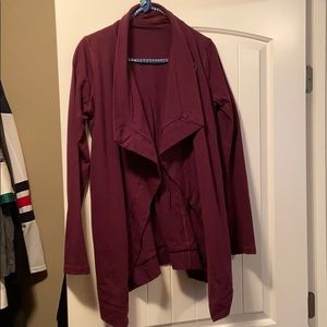 Lululemon restore wrap sweater. Purple. Size 4.
